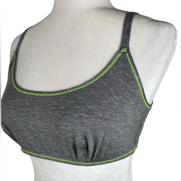 Parade Grey & Lime Green Vintage Soft Scoop Comfy Bralette - Picture 4 of 8